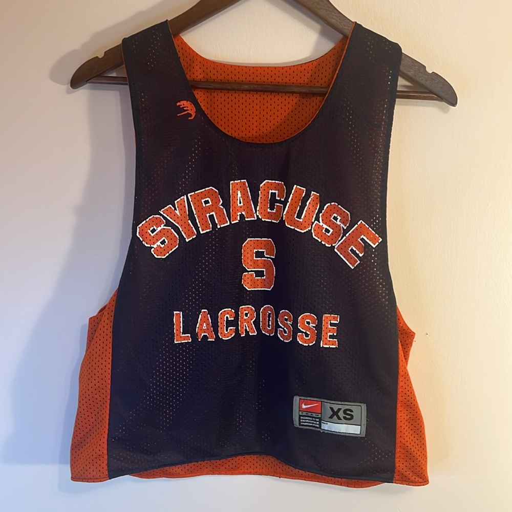 Nike Syracuse reversible lacrosse practice jersey size XS - Picture 3 of 5